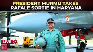 LIVE | President Droupadi Murmu takes historic Rafale sortie at Ambala Airbase, showcases air power
