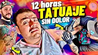 as&iacute; fue mi nuevo TATUAJE SIN DOLOR durante 12 HORAS SIN ANESTESIA | G Beat Ink 🎨