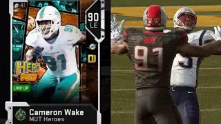 MUT Heroes Cameron Wake | Player Review | Madden 19 Ultimate Team Gameplay