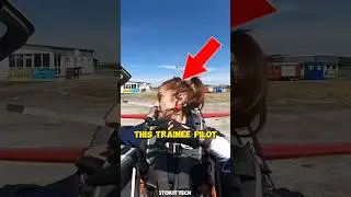 Before Take off She Forgot Something.