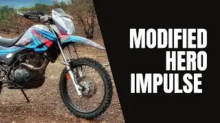 Modified Hero Impulse 223 | Affordable Dirt Bike | Vikrant Singh