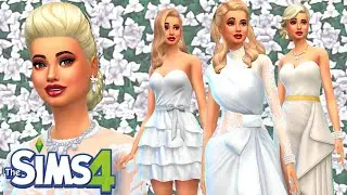 How to Change Wedding Dress with Hair and Make up | The Sims 4