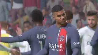 4K UHD EA FC 24 - PSG vs Marseille - Gameplay
