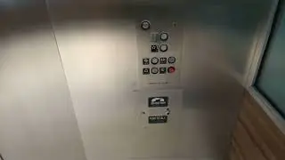 Huge Montgomery Scenic Hydraulic elevator @ The Parks Mall Arlington TX