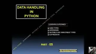 Data Handling (Lecture 05)