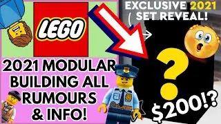 NEW Lego 2021 Modular Building! ALL Rumours & Info! (It's A Police Station?) 😲