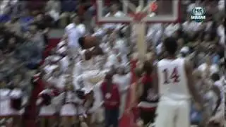 Kris Wilkes slam dunk for North Central vs. New Albany