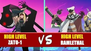 GGST ▰ Ovulator (ZATO-1 Vs IRLIncel (Ramlethal Valentine). Guilty Gear Strive High Level Game