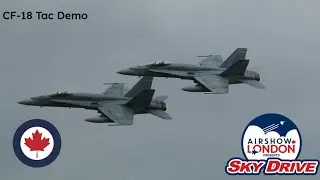 RCAF CF-18 Hornet Tac Demo - AirshowLondon 2025