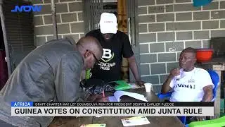 Guinea votes on constitution amid junta rule