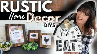 DIY Rustic Home Decor // Create Rustic looks with these ideas