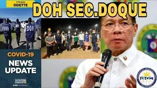 UPDATES DOH SEC. DOQUE FOR TYPHOON ODETTES & COVID 19 DEC.27,2021