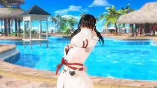 DoA Xtreme Venus Vacation Nanami Standing, Embarassed...
