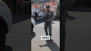 Dashing Central Reserve Police Force Officer #crpf #cisf #capf #army #armylife #bsf #police #shorts