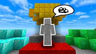 Skywars In Minecraft, But I Am STONE