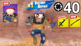 40 Elimination STAN MARSH Gameplay Wins Zero Build (NEW FORTNITE CHAPTER 7 SEASON 1)