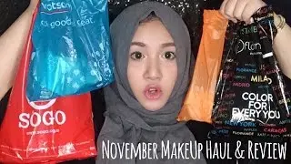 November MakeUp Haul & Quick Review 2016 | Chit Chat Bahasa Indonesia | Diendiana