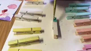 Painting Clothes Pins