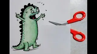 Easy Interactive Doodle Drawing for Beginners | Fun Drawing | Cartoon Drawings | Expression Drawings