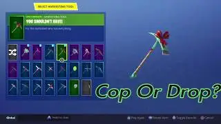 Rarest Pickaxe in the game? You Shouldn't Have! Harvesting Tool Review!