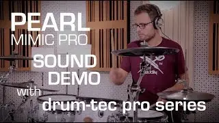Pearl Mimic Pro sound demo with drum-tec electronic drums & Roland e-cymbals