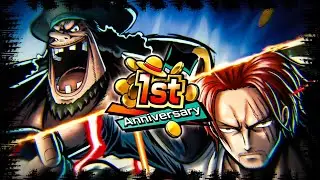 Revisit 1st Anniversary EX Blackbeard and EX Shanks(Once Legends!) 《One Piece Bounty Rush》