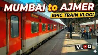 Mumbai to Ajmer Gareeb Rath Express Full Journey vlog🚆 | Honest Train Review😇❤️