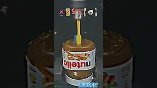 Nutella Bottle vs Sharp Objects | Satisfying Destruction Video