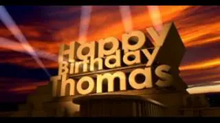 Happy Birthday Thomas
