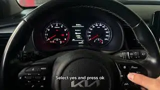 KIA RIO 2022 - RESET SERVICE INTERVAL - EASY