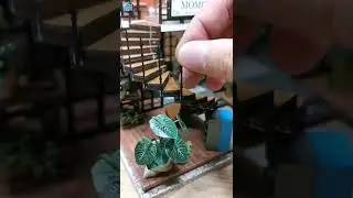 DIY Miniature Dollhouse Kit Pt 15 of 17 | Rustic Spiral Staircase #diykit | Forest Teashop 丛林么么茶
