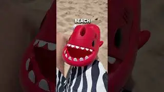 Affordable shark slides for summer vibes #fok #sharkslides