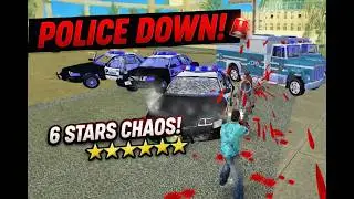 Unlocked 6 STARS in Vice City... All Hell Broke Loose! #gtavicecity #gtaonline #gtav #gtasanandreas