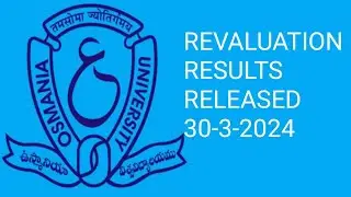 #OU DEGREE REVALUATION RESULTS/OSMANIA UNIVERSITY DEGREE REVALUATION RESULTS DEGREE YOUTUBE CHANNEL
