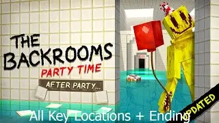 The Backrooms Party Time - All Key Locations + Ending