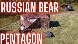 NEW HOT TENT - 4 DAY SOLO WINTER CAMP DRY RUN - SOLITUDE - Camp Prep - Turkey Hunt - GREAT Food