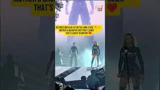 LEGACY ON STAGE 👑🔥 Beyonc&eacute; & Blue Ivy shut it DOWN ❤️ #usa #shorts #viral