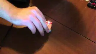 Lighting up an entire box of matches at once