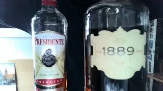 Presidente vs. 1889 Royal Brandy VS