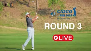 CIDCO OPEN 2025, Live from Kharghar Valley Golf Course, Navi Mumbai, Round 3.