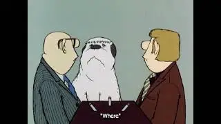 Bello, the talking dog. German humour from 1977. (Subtitled)