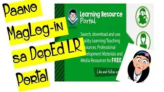 Paano Maglog in sa DepEd LR Portal