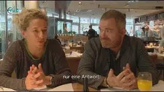 Schauspieler Cornelius Obonya und Regisseurin Carolin Pienkos im Gespr&auml;ch mit ES BLEIBT DABEI