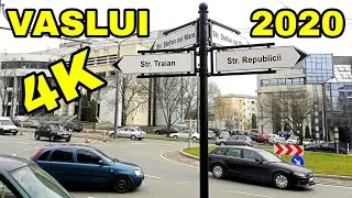 Orasul VASLUI traseu Lidl - Aurocor - Crucea Garii / video 4K dashcam NextBase 612GW Elite