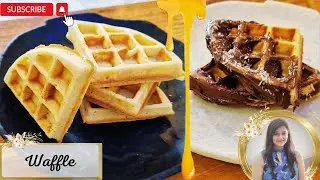 Eggless Waffle Recipe | Crispy & Fluffy Waffles Without Eggs | Easy Homemade Waffles