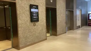 Clunky Kone Monospace Lifts at Westfield in London