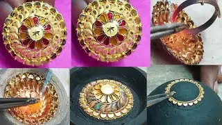 gold umbrela ring anguthi new design 4 grm 20 crat Jodha wali anguthi new design Halmark gold making