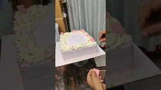 Square Cake Design Idea #cake #squarecake #sunilcakemaster