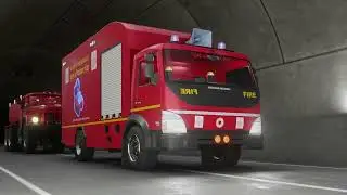 Fly world creation | 3D Product Demonstration Video | 3D Fire Fighting Animation Video