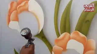 طريقه سهله وبسيطه لرسم ورده 3d